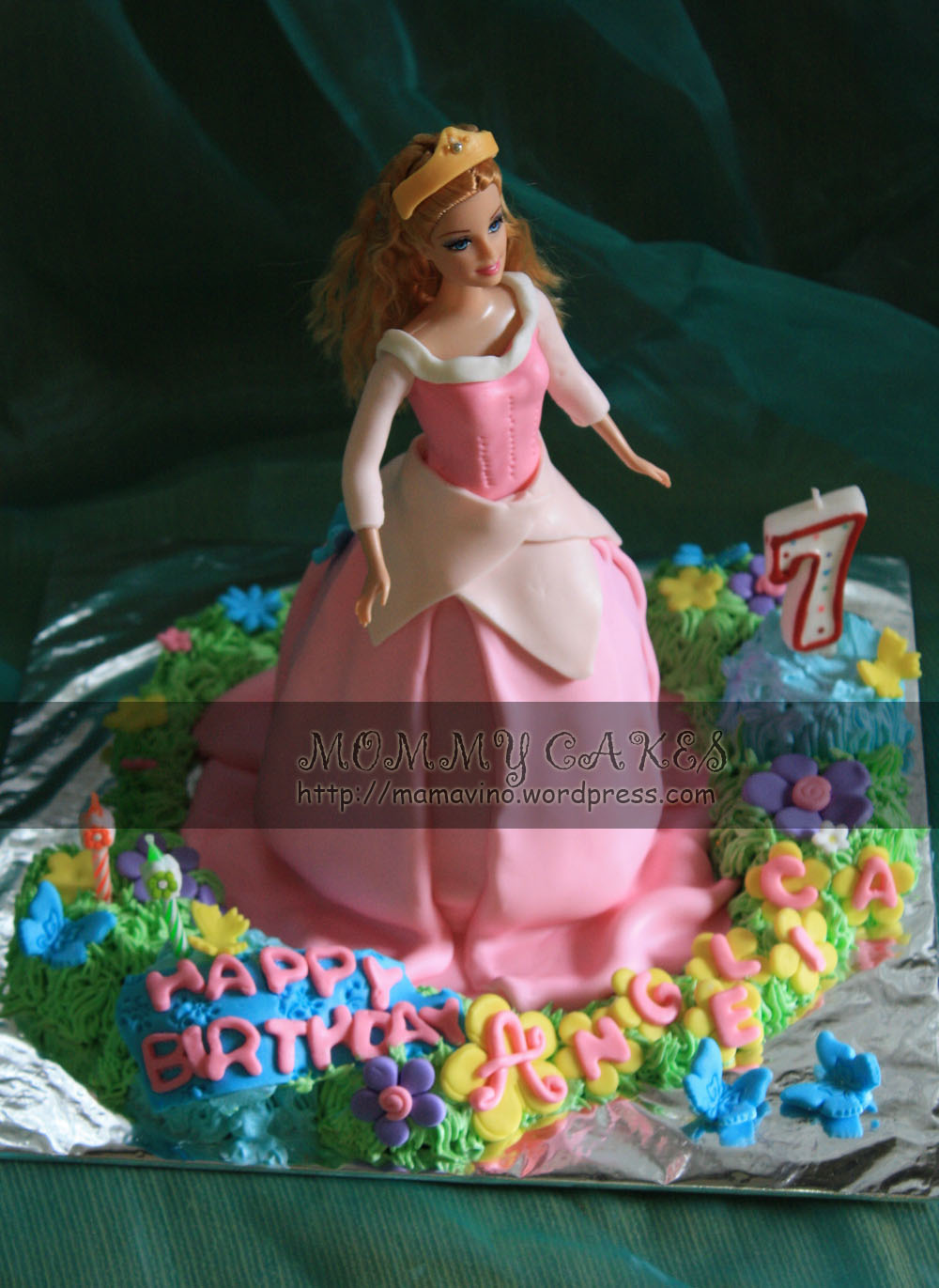 Princess Aurora 3D Cake Mommy Cakes Jogja Cake Cupcake Cookies